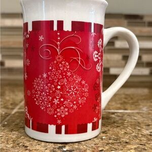 Royal Norfolk Festive Red and White Mug